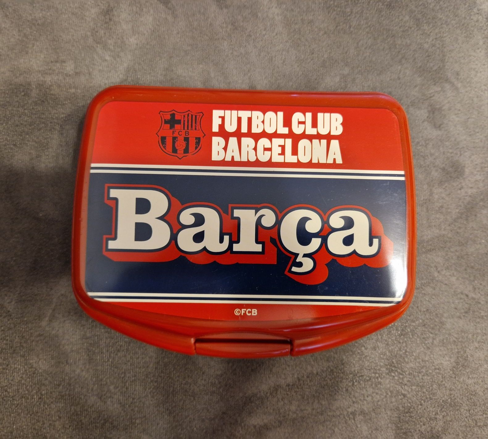 pojemnik na kanapki FC Barcelona Barca bordowy
