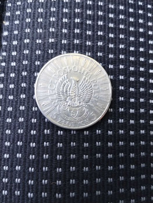 Moneta 5 zł 1934 r. Józef Piłsudski - UNIKAT Srebro