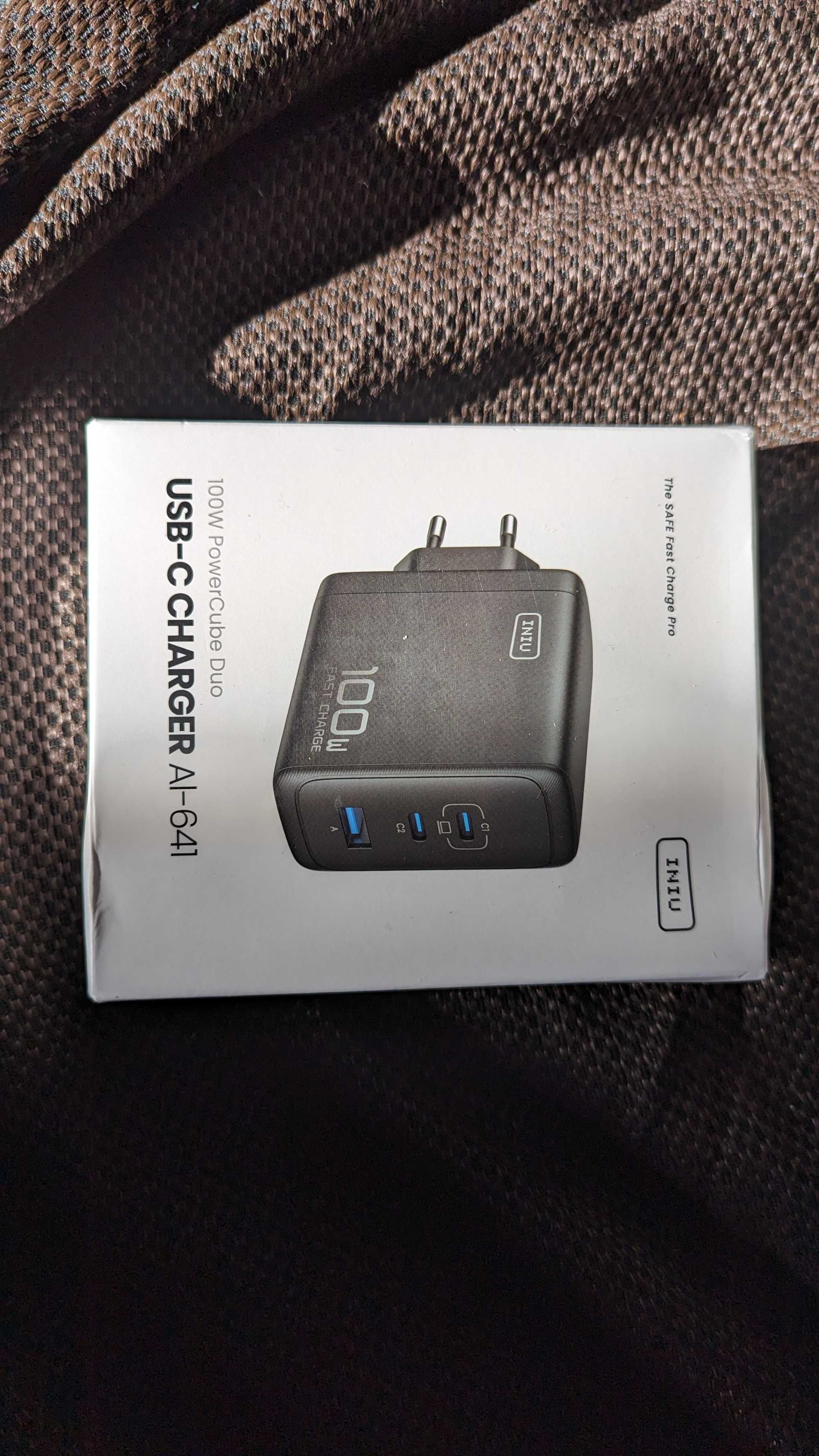 [Novo] Carregador USB 100W GaN, 3 USB, Fast Charge!
