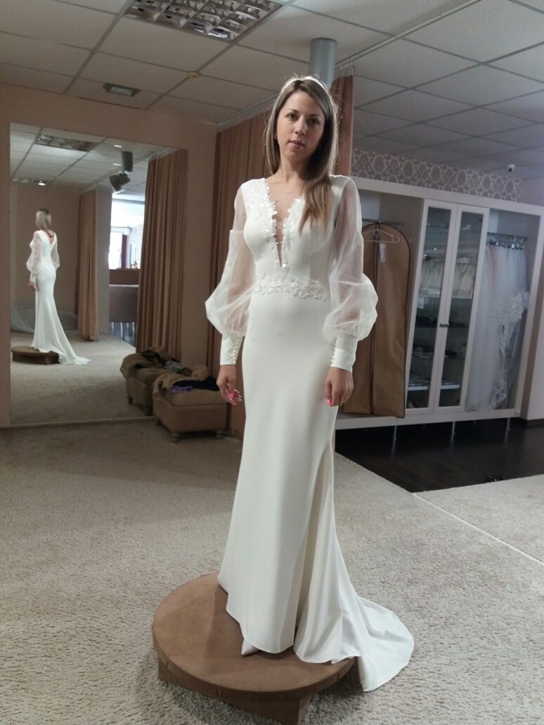Продажа или прокат элегантного свадебного платья  Rozmarini!