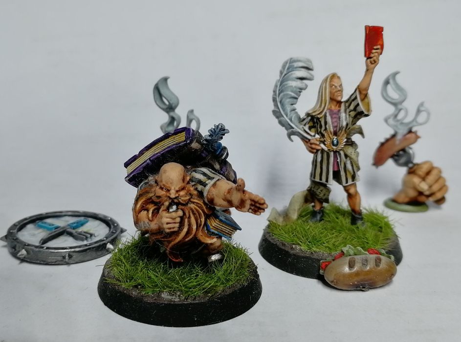 Warhammer Blood Bowl zestaw Halfling Team, boisko, kości etc. , w pełn