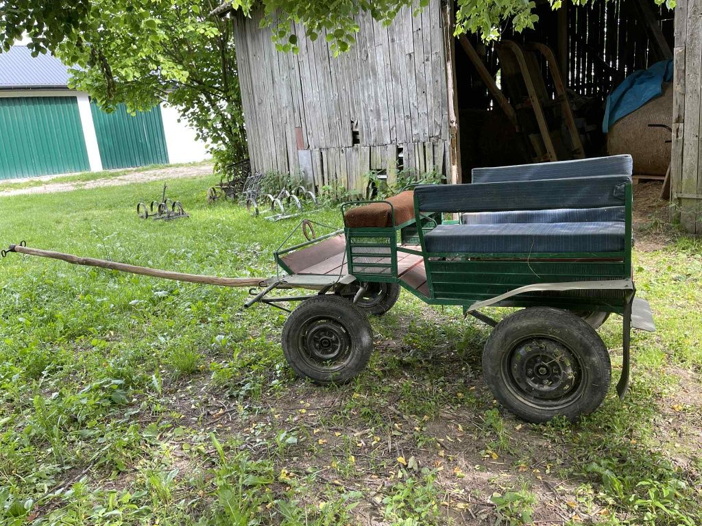 Piękna bryczka dla kucyków