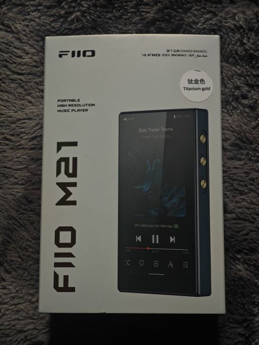 FIIO M21 + brązowe etui