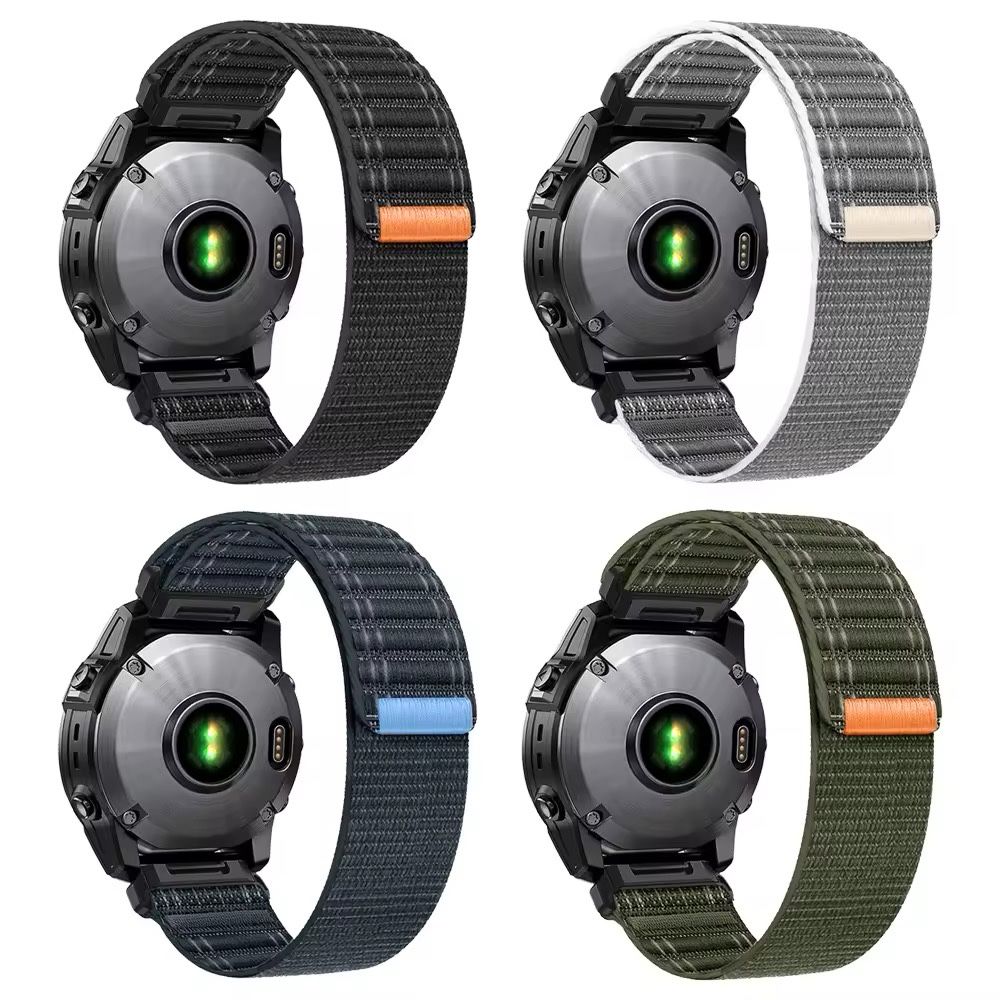 Нейлоновий ремінець quick fit 22 мм 26 мм на липучці браслет на гармін