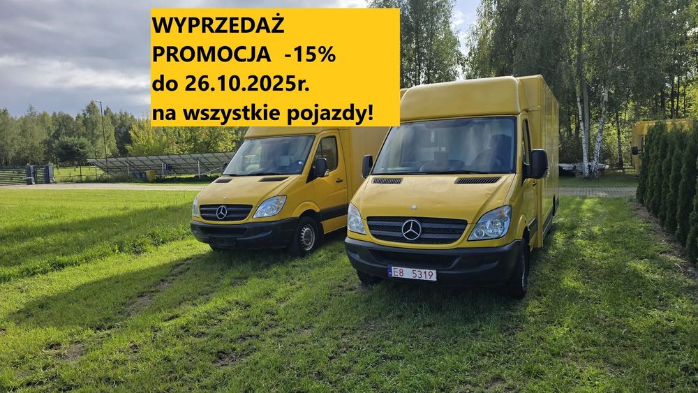 Mercedes-Benz SPRINTER 310CDI, KONTENER POCZTOWY DHL, EURO 5  MAX DŁUGI - 430cm,  03.07.2011, 1-wł, Serwisowany,
