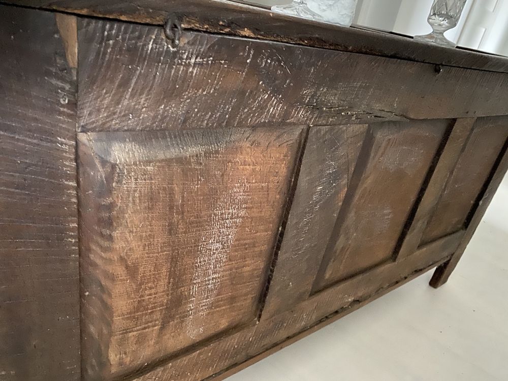 Kufer angielski panelowy XVII wiek