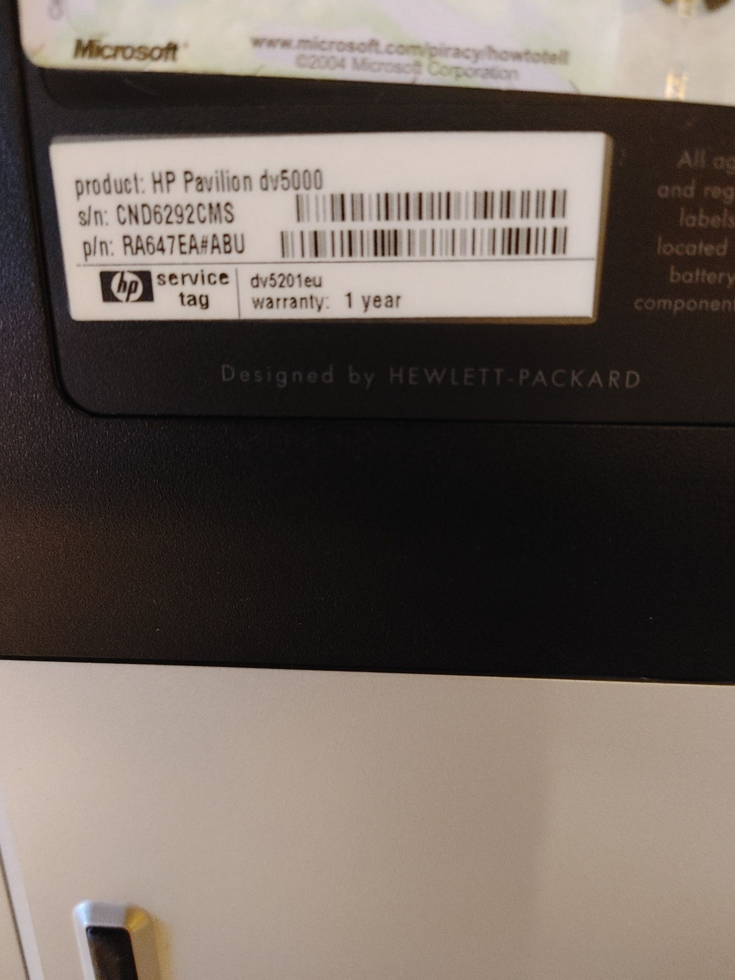 HP PAVILION dv5000 Sprawny w db stanie SPRAWDŹ