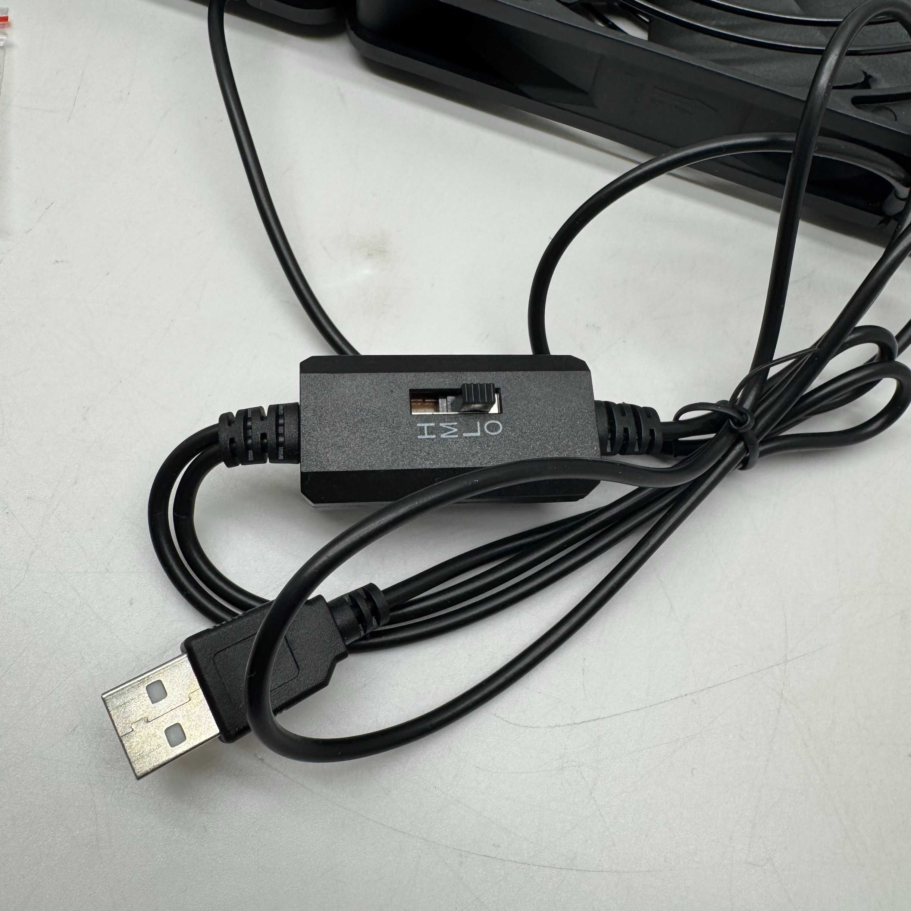 Podwójny wentylator Eluteng 120 x 120 mm na USB z 3 prędkościami