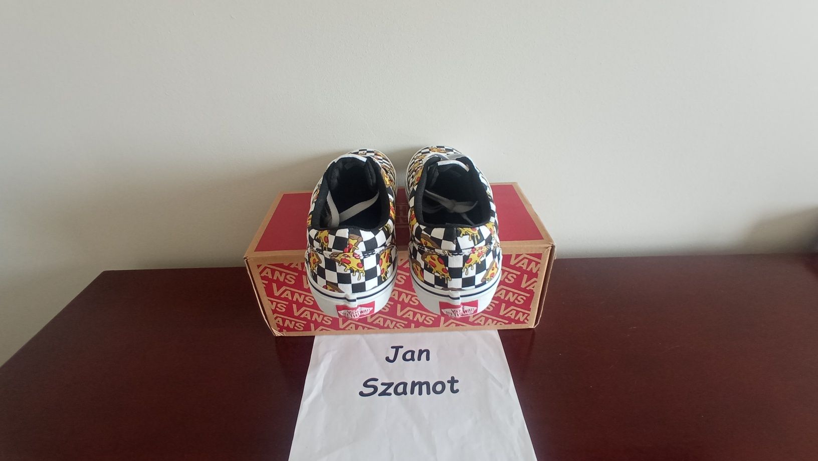 38 Buty Vans Doheny Pizza Checkerboard Black