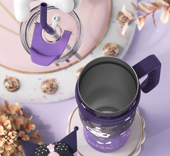 Tumbler/Garrafa Térmica Hello Kitty e Sario Original NOVO ENVIO GRÁTIS