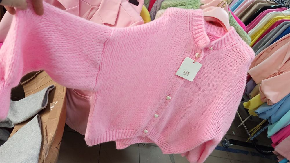 Sweter rozpinany Azara,oversizie