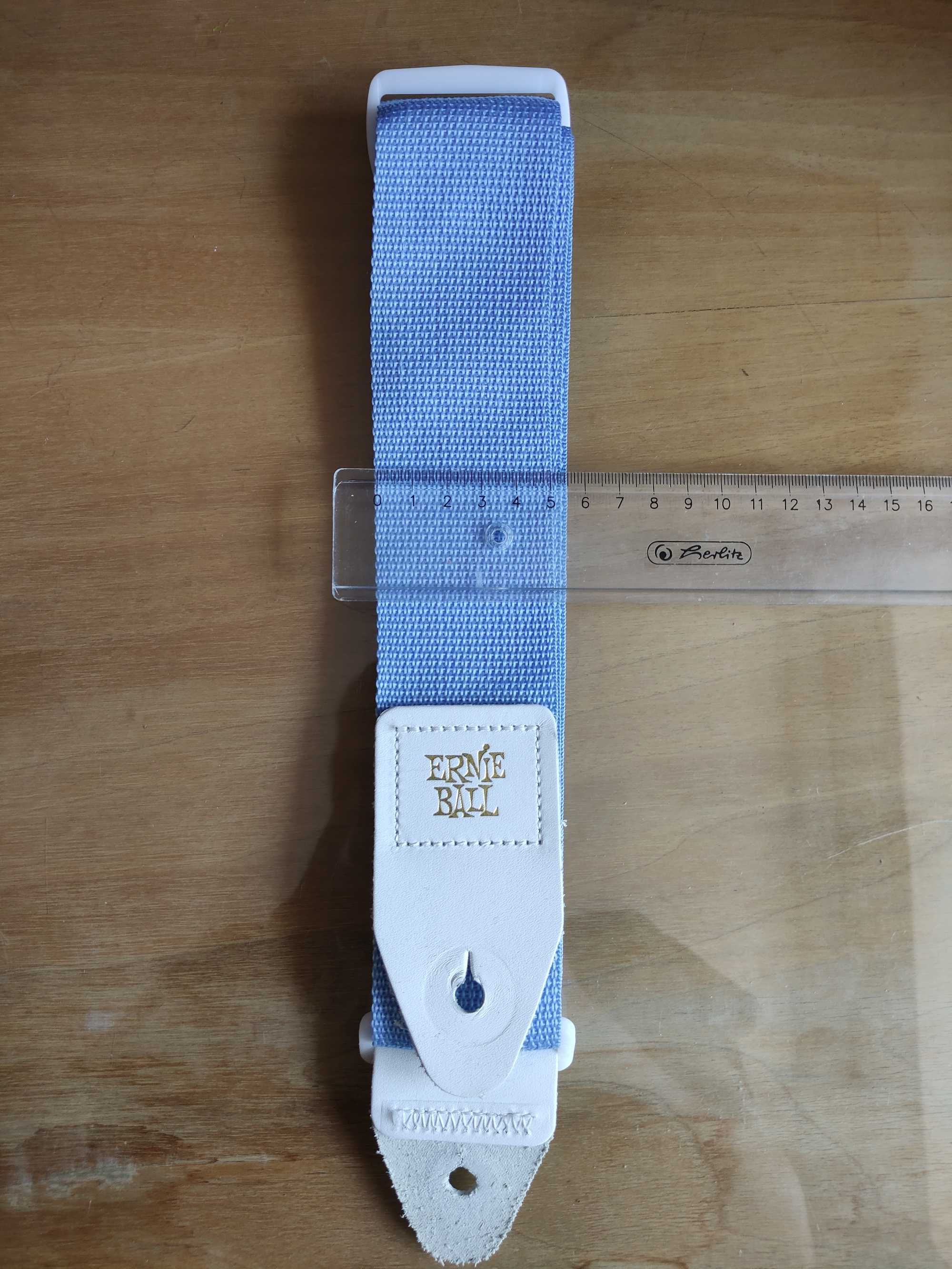 Pasek do gitary/basu Ernie Ball Soft Blue EB5348