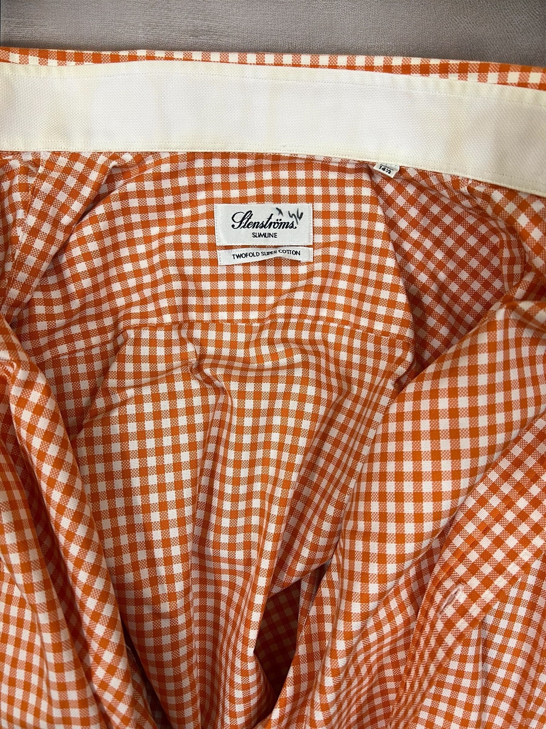 Stenstroms Twofold Super Cotton roz. S męska koszula w kratkę