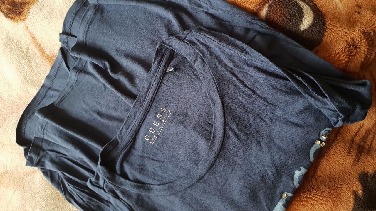 Guess M bluzka bluzeczka tunika top crop t-shirt Vintage Adidasy
