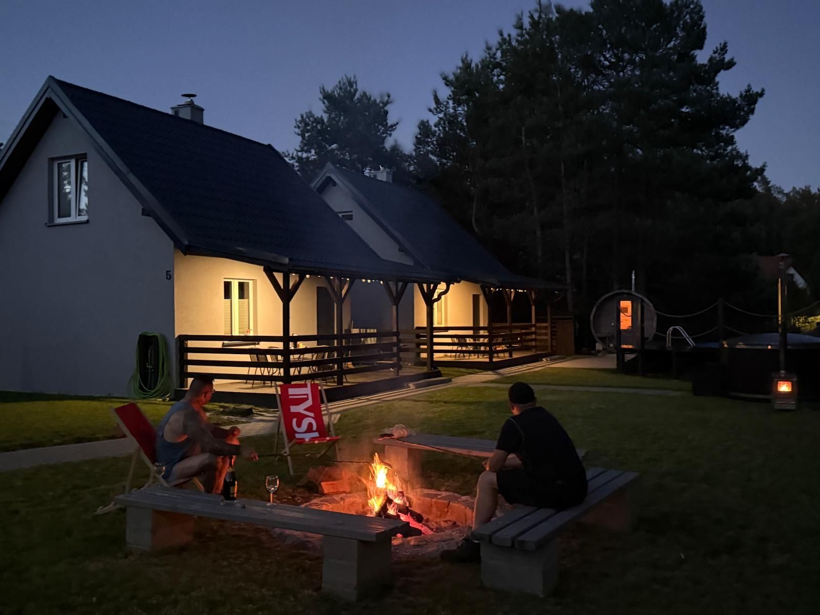 Domki na Mazurach "Ostródzkie Zacisze" basen, sauna, jacuzzi
