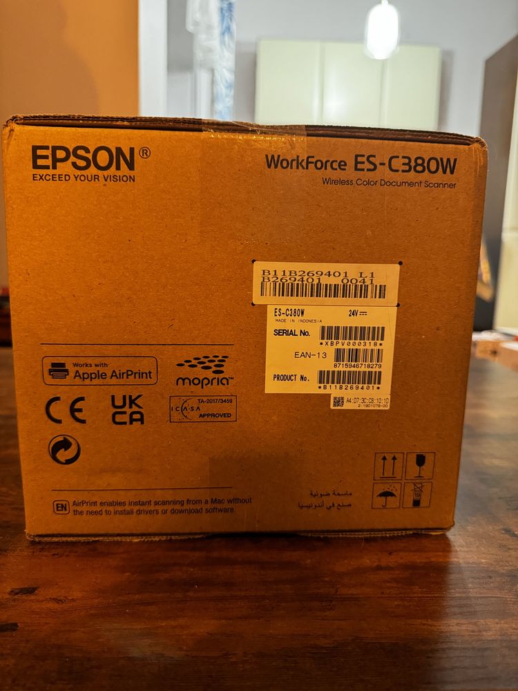 Nowy Skaner Biznesowy Epson WorkForce ES-C380W