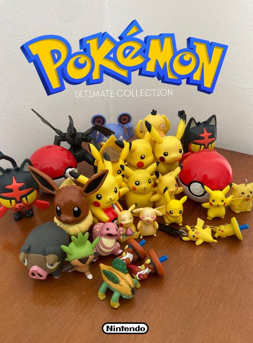 Pokémon a figures + Pikachu Collection Nintendo Tomy