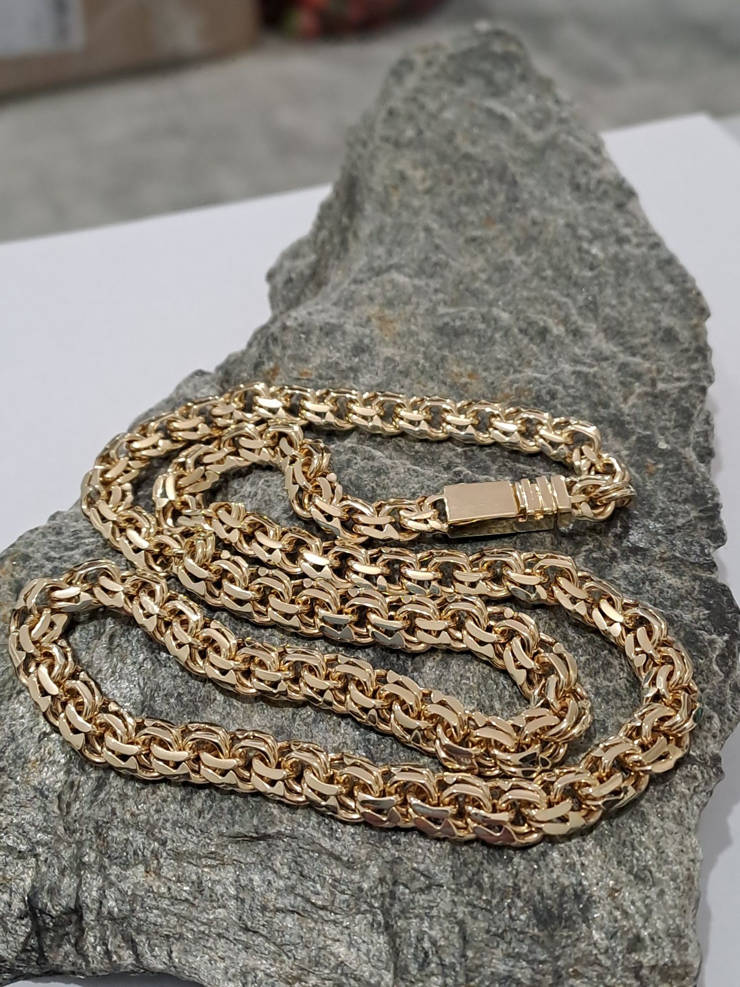 Złoty łańcuszek Galibardi 585 Nowy 57 cm