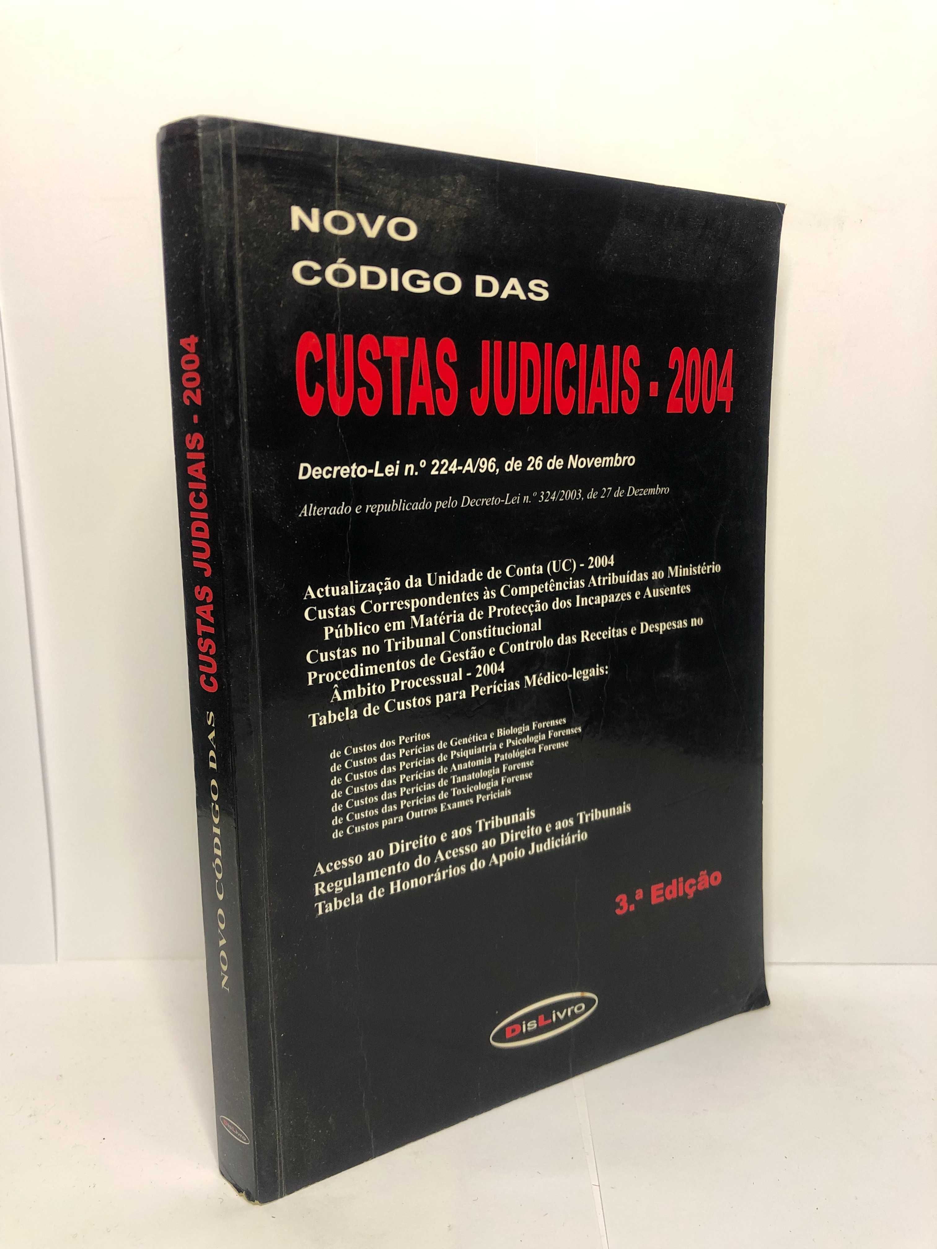 Novo Código das Custas Judiciais - 2004