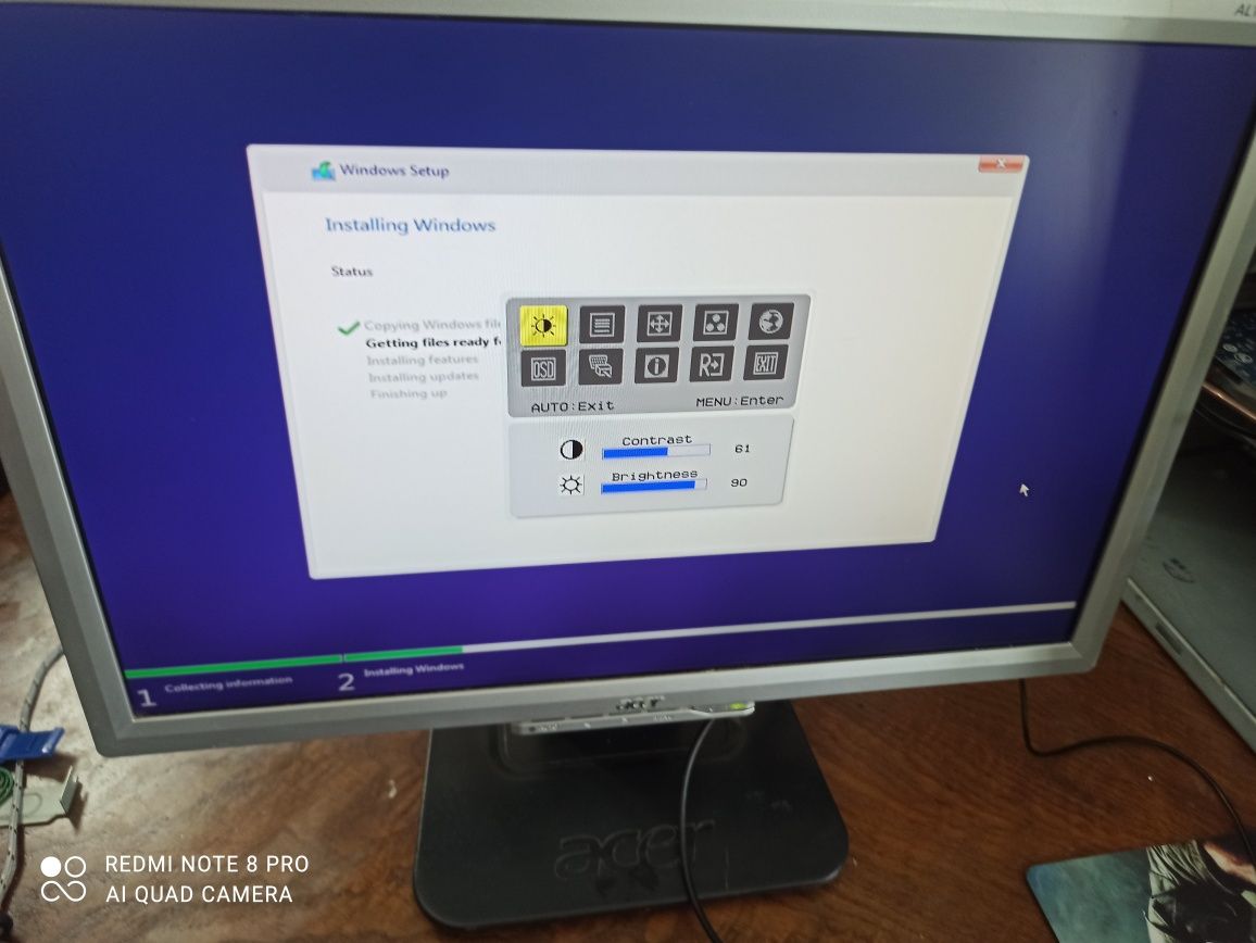 Monitor Acer LCD 19 polegadas