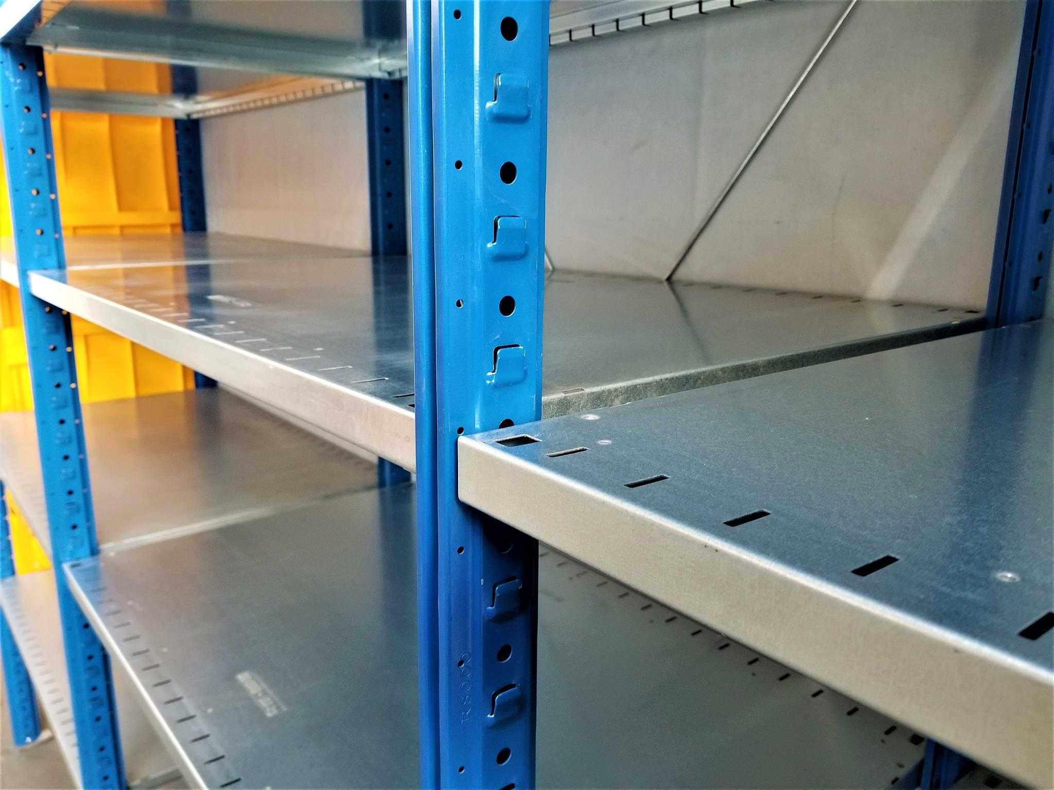 Regał Magazynowy Metalowy Półkowy Garażowy Warsztatowy 40x220x312/18p