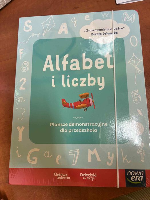 Alfabet i liczby, plansze demonstracyjne D. Dziamska