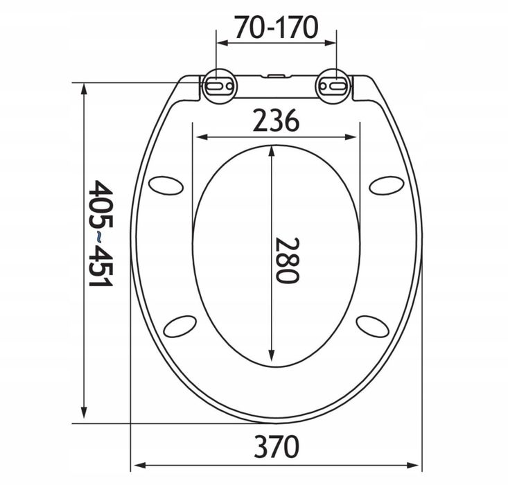Deska Klozetowa Toaletowa Sedesowa WC Wolnoopadająca do Toalety ESTIVA