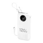 Powerbank Dudao K13Pro 20000mAh z wbudowanym kablem - biały