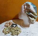Jedwabny czepek rozmiar S,  scrunchies S, M, L