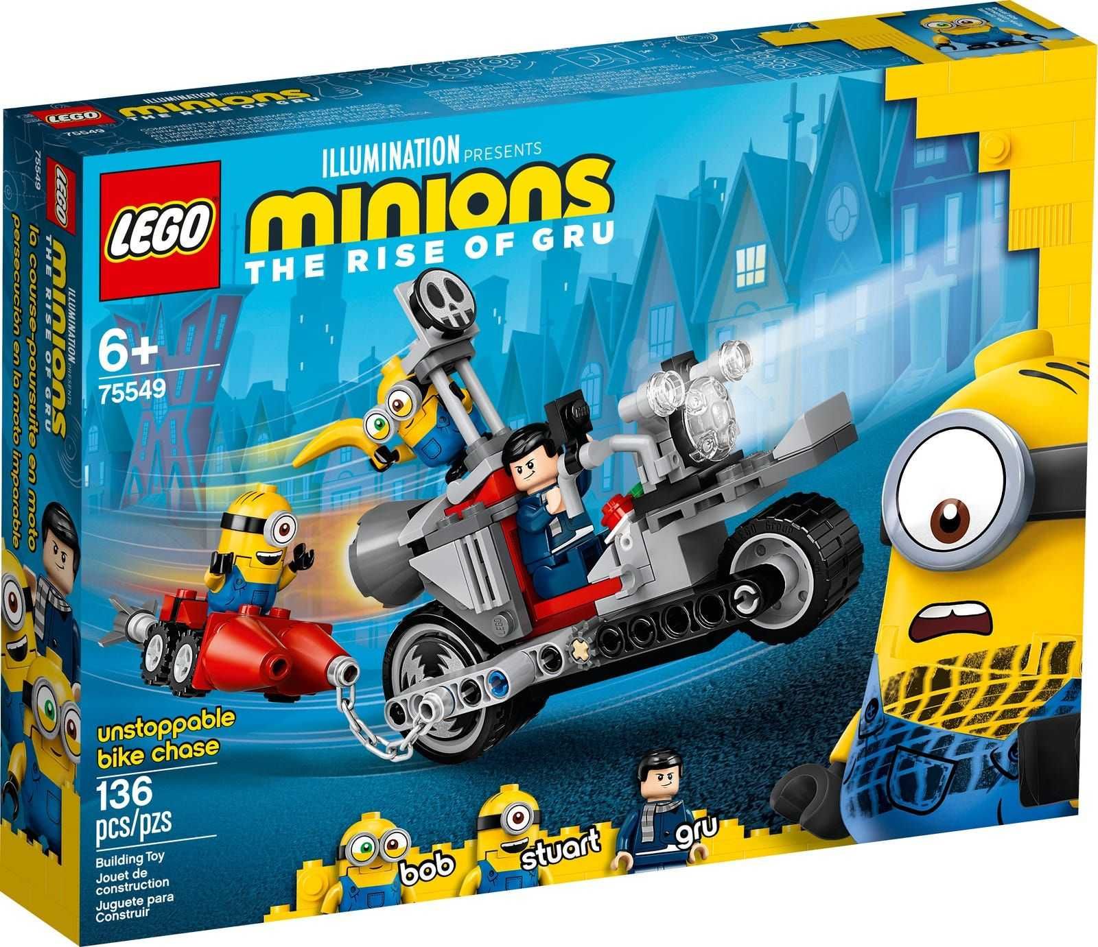 LEGO 75549 Minions - Niepowstrzymany motocykl ucieka NOWE