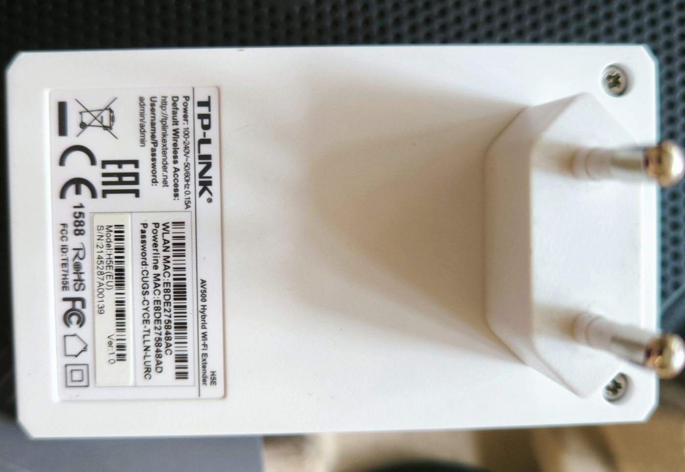 TP-Link hybrid wifi h5 kit