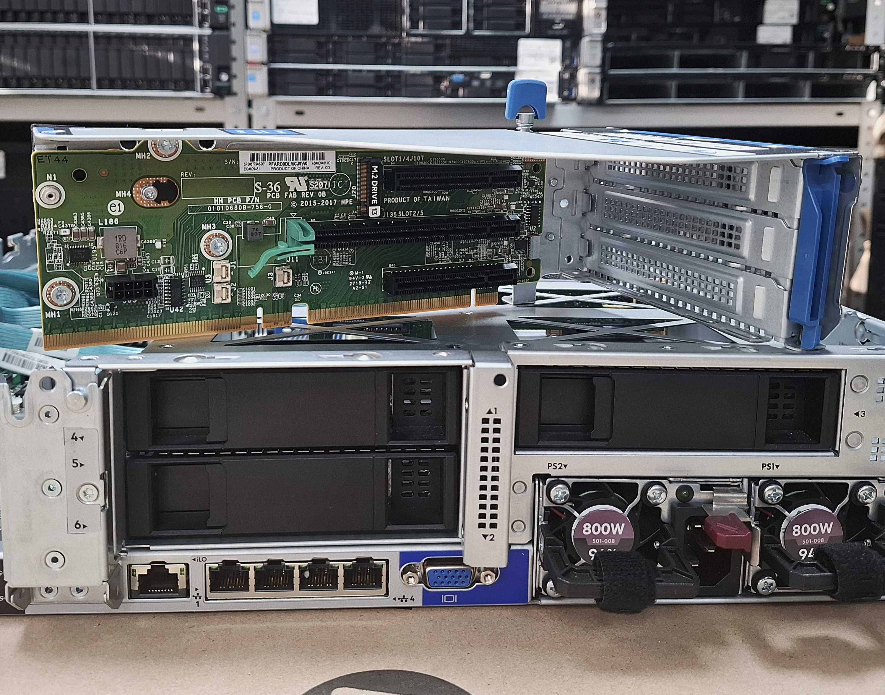 Сервер HPE Proliant DL380 GEN10 15LFF + M.2 NVME Riser