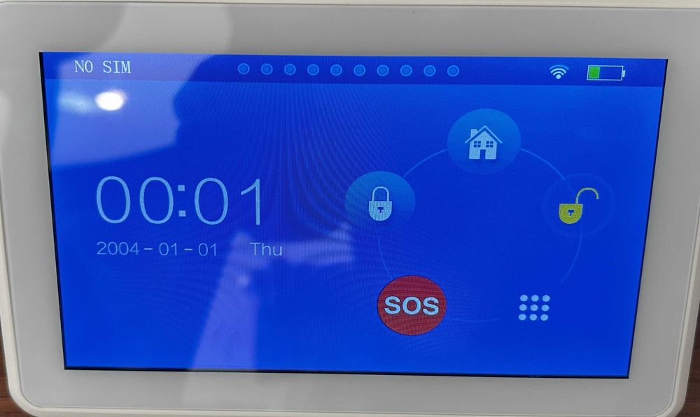 Alarme casa Kerui K7 WIFI GSM como novo