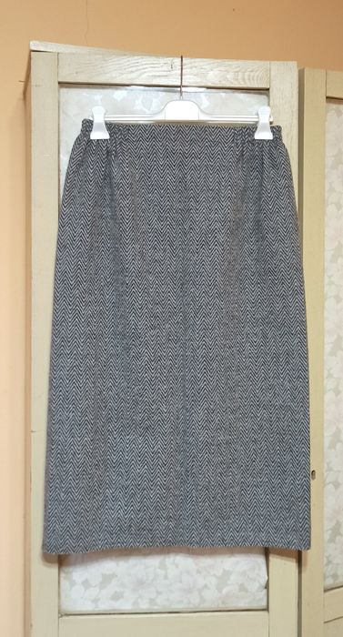 Ciepła spódnica midi polarowa