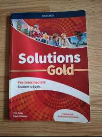 Książka do Języka angielskiego Solutions Gold