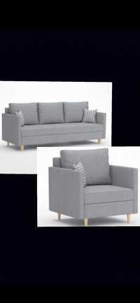 OKAZJA! Zestaw fotel +kanapa(skandynawska)/sofa/łóżko +GRATIS