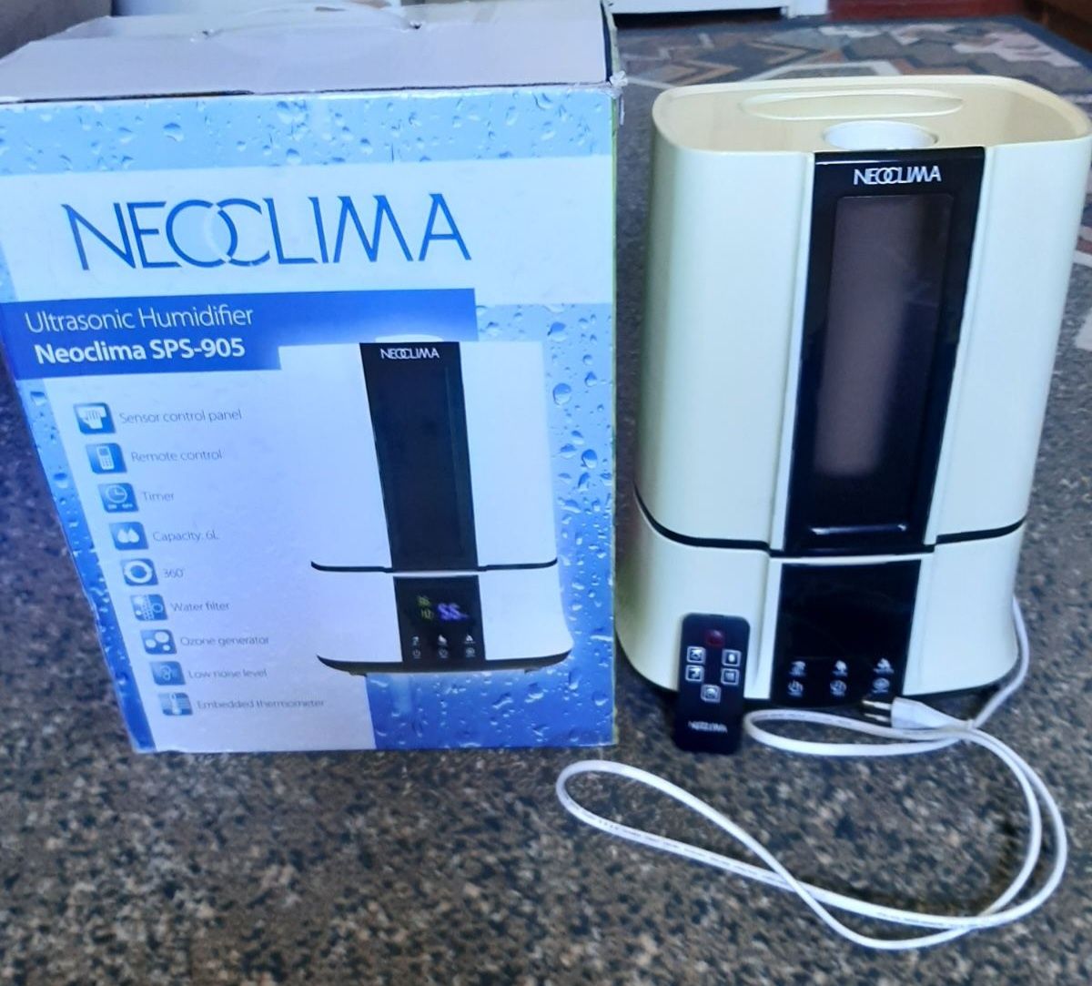 Ультразвуковий зволожувач повітря Neoclima SPS-905
