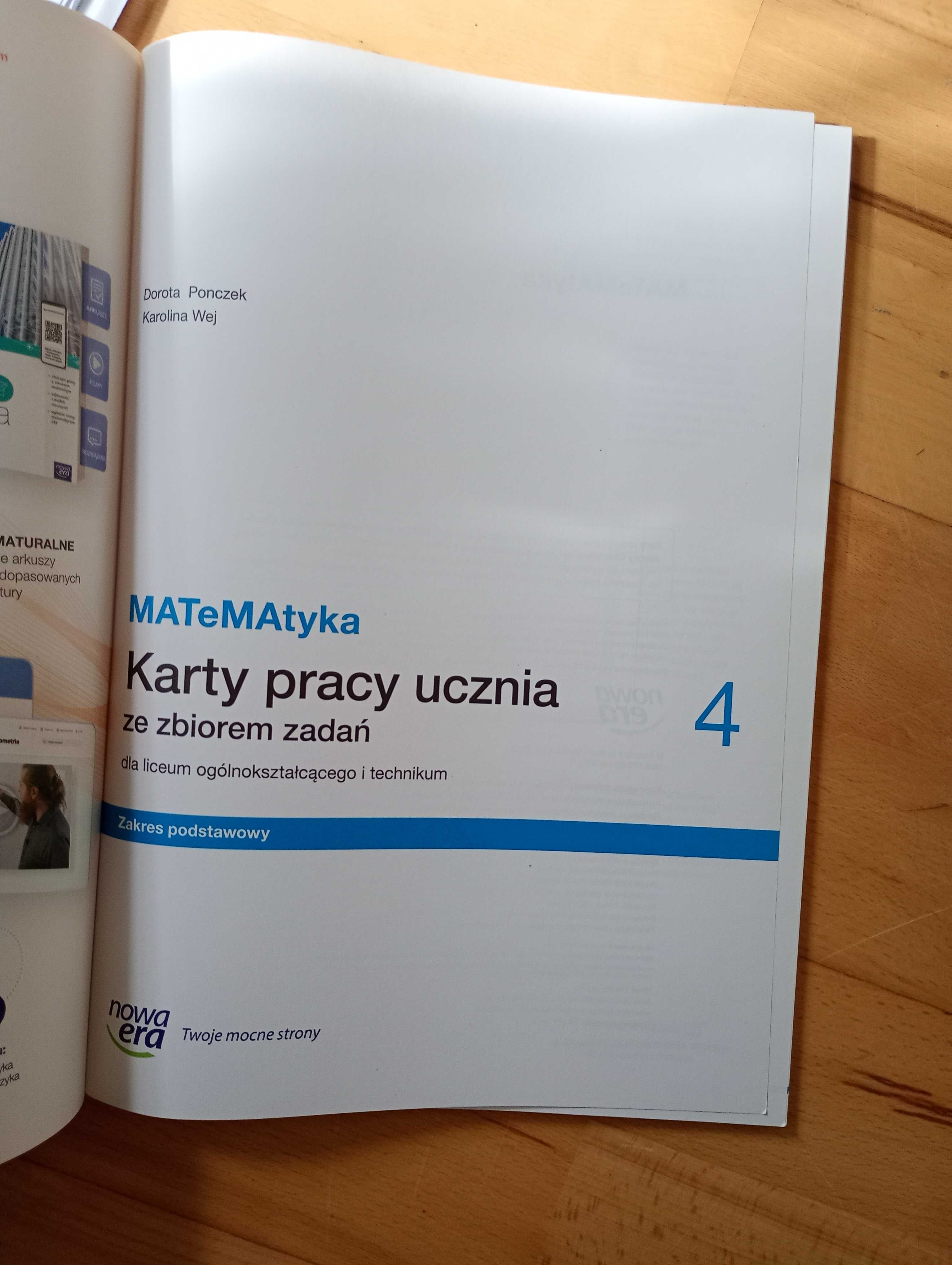 Karty pracy ucznia MATeMAtyka klasa 4