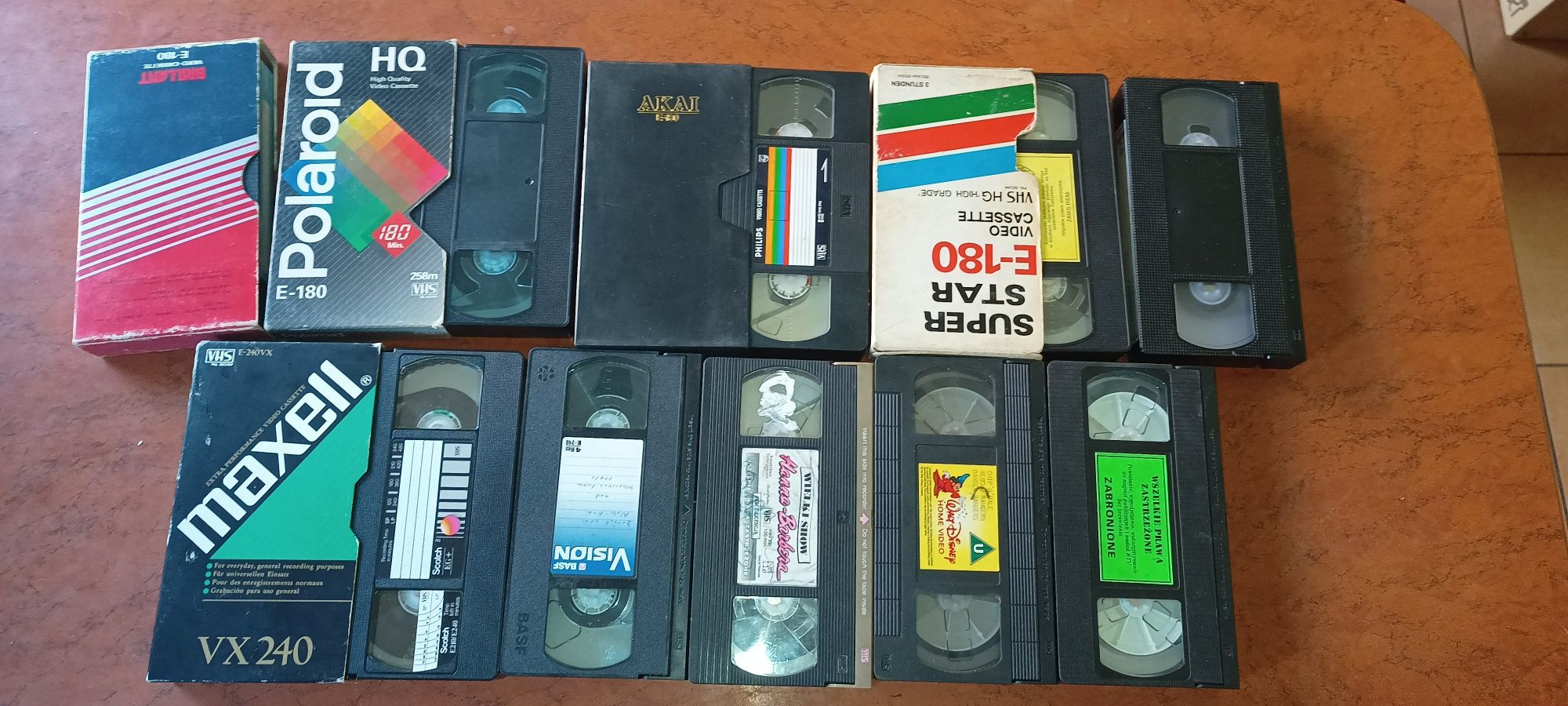 Kasety VHS do nagrywania super stan
