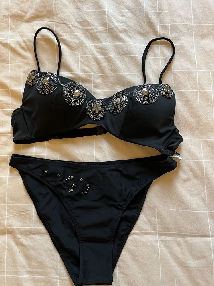 Conjunto bikini, preto