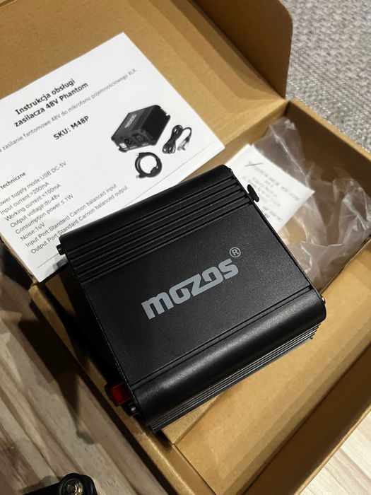 Zestaw mikrofonowy Mozos MKIT 800PRO ver.2 + wzmacniacz