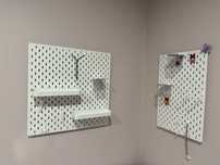 Tablice IKEA biale + akcesoria
