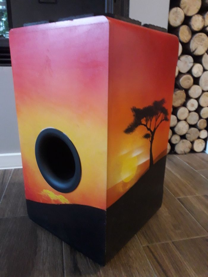 Cajon clasic recznie malowany