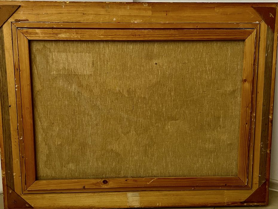 Картина старовинна «Зграя диких кабанів взимку»