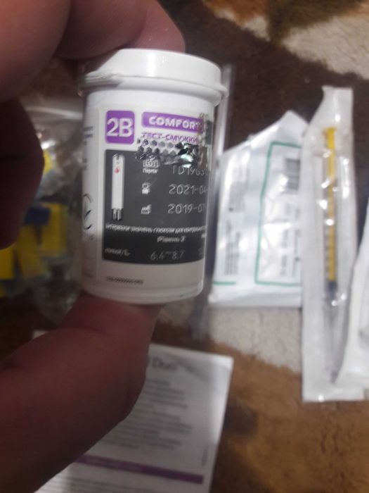 Інсулінові смужки і ручка