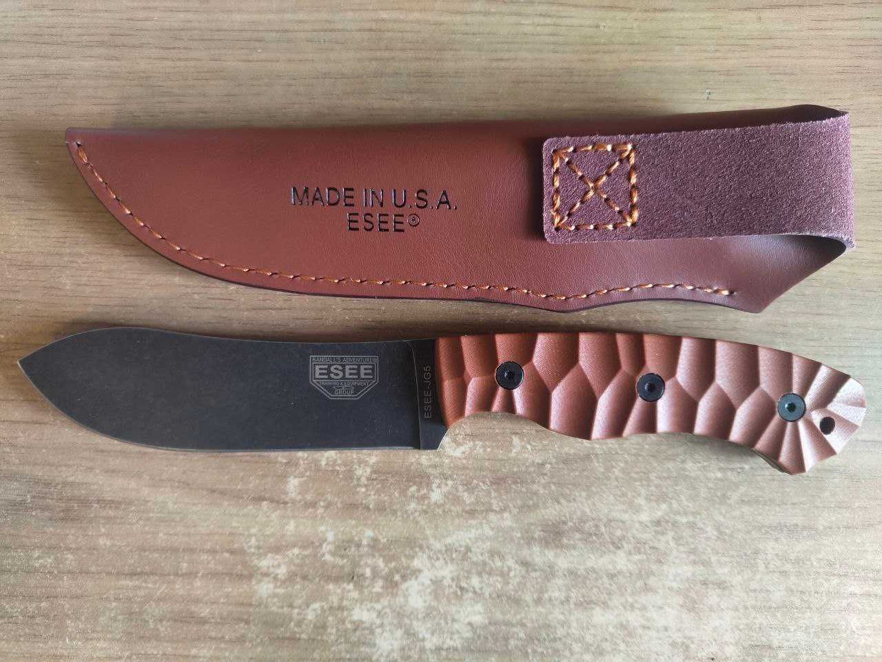 Брелок EDC компактний фіксед фултанг ESEE JG5 Nessmuk Rowen Camp Lore