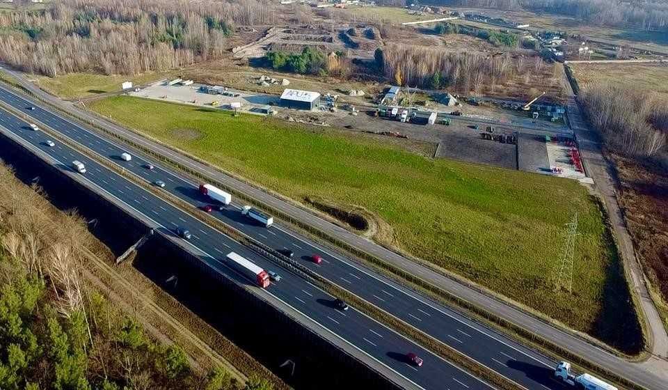 Wynajmę działkę pod działalność gospodarczą przy S8