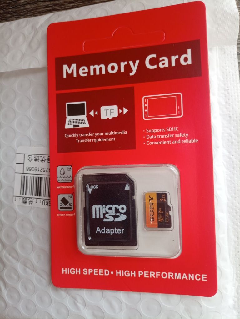 Карты памяти micro sd 512гб 1Тб 2Тб