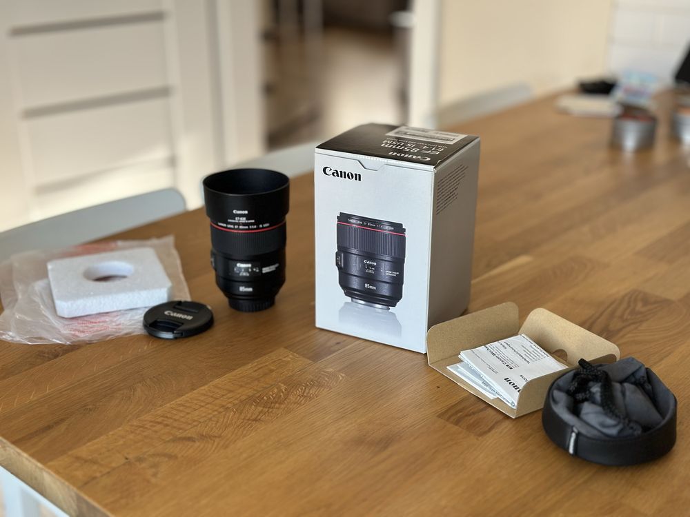 Canon 85 1.4 IS USM, nowy, koniec 2023roku