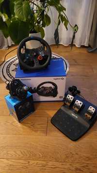 Kierownica Logitech G29 + moduł Driving Force Shifter